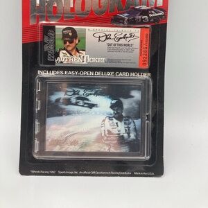 NASCAR,  WHEELS RACING silver edition Hologram Card, 1992 DALE EARNHARDT #3 CAR